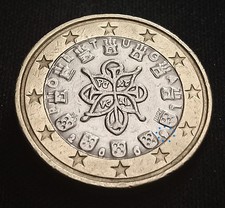 1 Euro 2009 Portugal (Defauts sur les deux faces de la piece)