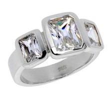 Argent Sterling 3-Stone