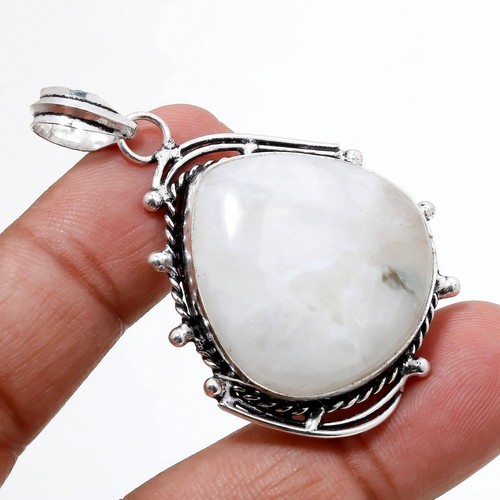 Pendentif pierre lune - pendentif, de