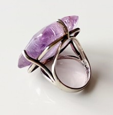 Bague en Améthyste faceté