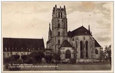 AIN BOURG EN BRESSE Eglise de Brou Chevet et ancienne salle capitulaire