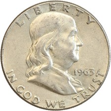 1/2 Dollar Franklin - Etats-Unis Argent