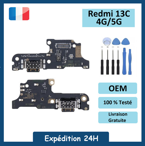 Connecteur charge redmi 13c - connecteur,