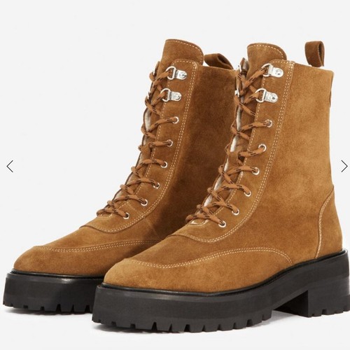 The kooples camel suede ankle - camel,
