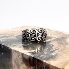 Bague Signée TOULHOAT Frise