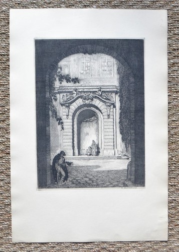 Grande gravure originale - grande,