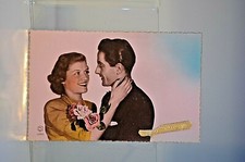 CPA CARTE POSTAL STE SAINTE CATHERINE DENTELLE AJOURE BONNET FILLE GARCON ANCIEN