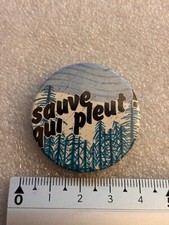 Badge sauve qui pleut ! pluie protection environnement arbre original no repro