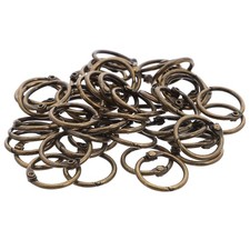  50 Pcs Anneaux Porte Clef