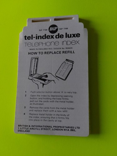 Recharge pour répertoire