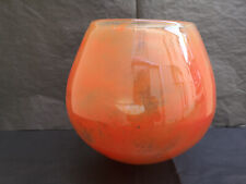 Enorme coupe verre marmoréen pate de verre dlg Schneider 30 x 30 cms