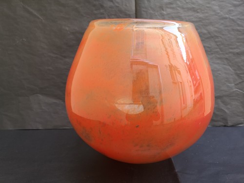 Enorme coupe verre - , marmoréen