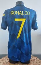 Cristiano Ronaldo Match Un Worn Shirt Issued Manchester United Maillot Préparé