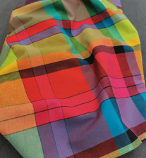 Tissu Madras Grand Carreau