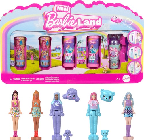 Barbie mini land pack - mini, 5-pack