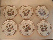 VILLEROY & BOCH,PHOENIX,SERIE DE 6 ASSIETTES A DESSERT, 21,5 CM.