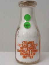 TRPP Milk Bottle Owen Bros Graffenburg Dairy Utica NY ONEIDA COUNTY EMBOS & PYRO