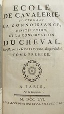 1756 -Ecole de CAVALERIE