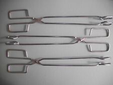 3 Pinces ciseaux à barbecue /pince alimentaire de cuisine /pince charbon de bois