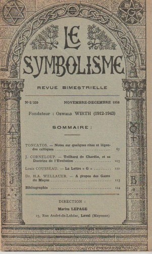 Revue symbolisme 2 320 - revue, n°2/320