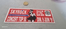 Autocollant  Radio SKYROCK (st pol sur mer) 1991