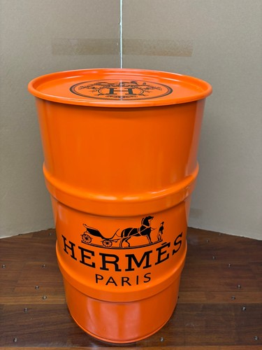 Baril métal 60l hermes - métal,