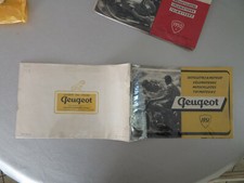 Publicité livret Peugeot Valentigney 1951 moto Bima trimoteur triporteur 55 TN