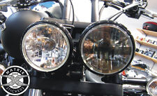 Sticker de PHARE UNION JACK Street Speed Triple Triumph Rocket 3 - BLACK Rond