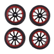 Lot de 4 jantes en caoutchouc de 65 mm pour voiture RC Drift 1:10 HSP HPI Redcat