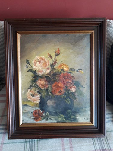Tableau ancien huile sur - à,