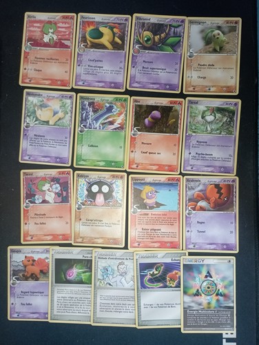 Pokémon lot 17 cartes - pokémon,
