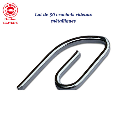Lot crochets rideaux - lot,