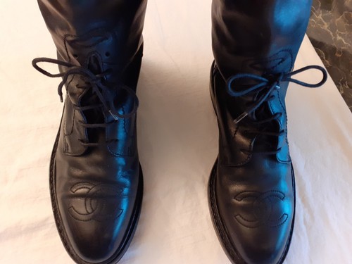 Vintage chanel bottes - chanel,