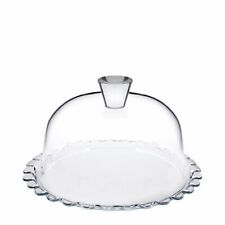 Plat À Gâteau En Verre Avec Cloche En Verre