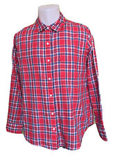 Chemise à Carreaux Levis® Vintage Checked Shirt / Boyfriend Fit / Rouge Bleu M