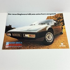 Matra simca bagheera 4p - bagheera, /