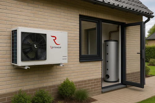Pompe chaleur monobloc - pompe,
