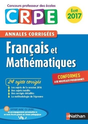 Annales crpe 2017 - , français