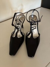 Escarpins talons aiguilles noirs ZARA 38 hauteur talon 8 cm