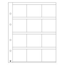 Leuchtturm 309197 Feuilles Optima, pour 12 Enveloppes De Monnaies 50x50 MM, )