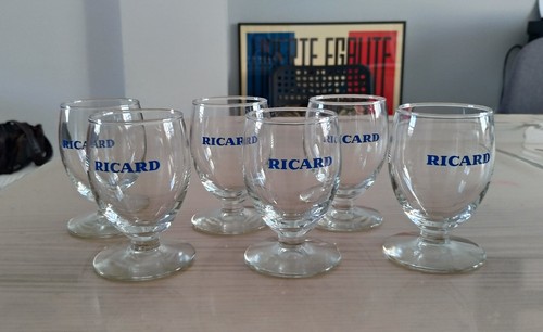 Lot verres ricard vintage - verres,