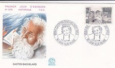 L88 -ENVELOPPE 1ER JOUR -FRANCE - N° 1379 - GASTON BACHELARD - 1984 .