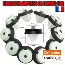 x10 Clips de Fixation Garniture Porte Citroen C3 C8 Berlingo Twingo 2 ETC