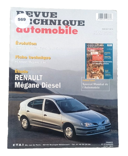 Renault megane diesel 9l d - renault,