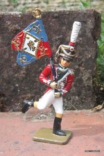 STARLUX ATLAS EMPIRE PLOMB / SOLDAT OFFICIER DE LA GARDE DE PARIS 2ème REGIMENT