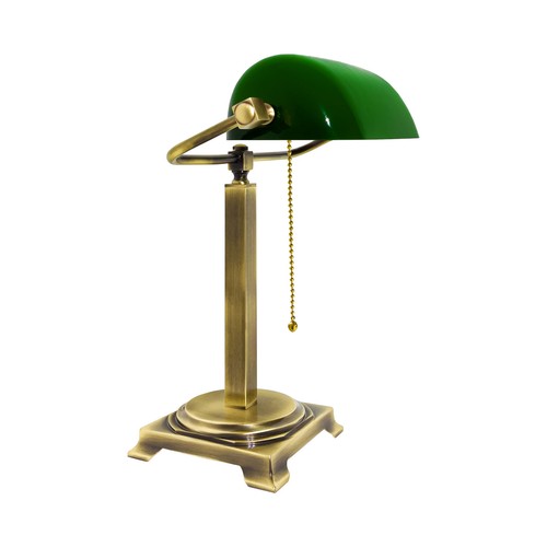 Lampe banquiers laiton - lampe, de