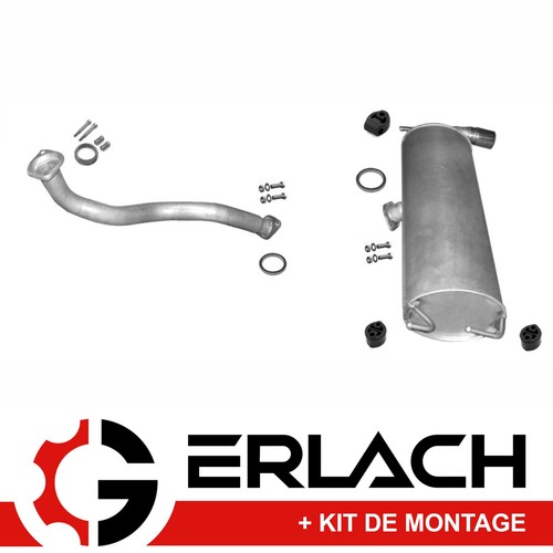Echappement silencieux pour