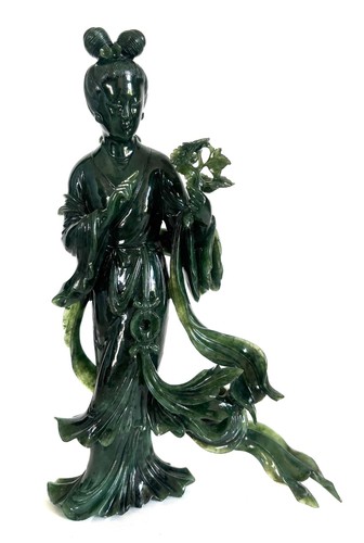 Statuette sculpture jade - statuette, en