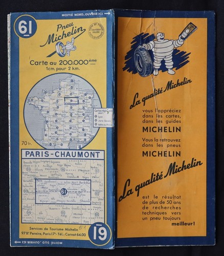 Carte michelin paris - michelin, 61