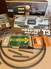 Ancien Rare Lot Train Mini Club MARKLIN locomotive Rails Aiguillages